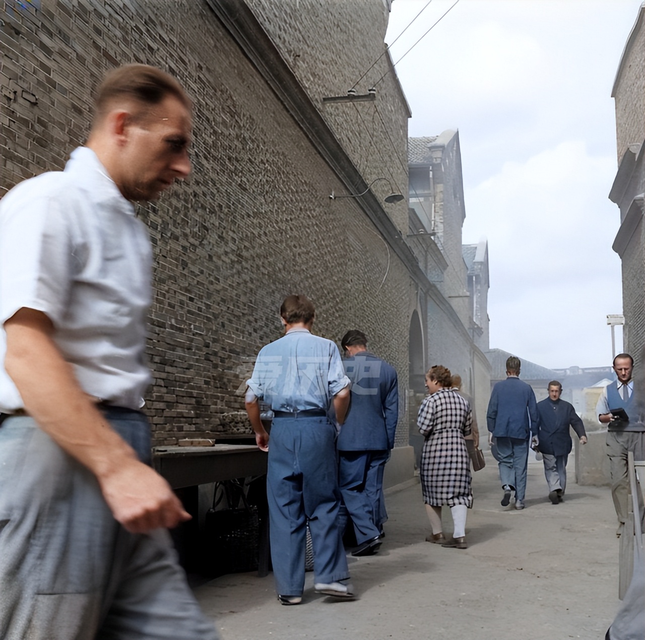 高清上色修复：40年代在上海的犹太人 当年全世界只有我们愿意收留